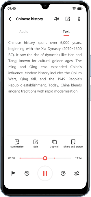 AI Transcript Assist¹³